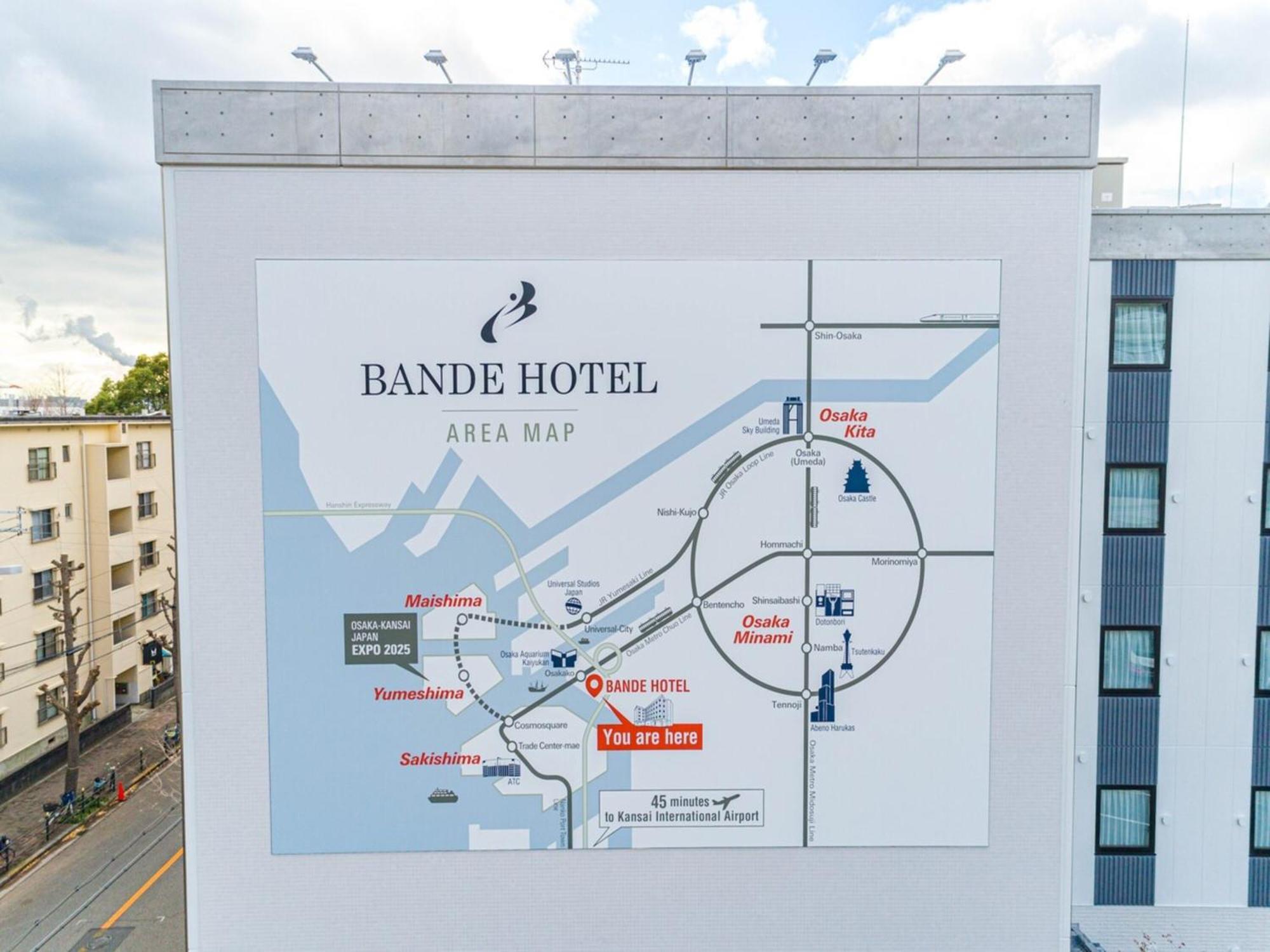 Bande Hotel Tenpozan Higashi Осака Экстерьер фото